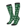 thumbnail image 2 of Balery Christmas Pattern At Buffalo Plaid Fun Novelty Socks Men'S Women'S Crew Socks Funny Crazy Novelty Socks Quirky And Cool Socks, 2 of 9