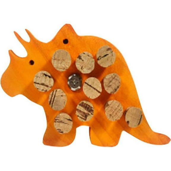 A&E HB01530 Happy Beaks Triceratops Cork Bird Toys - Pack of 36