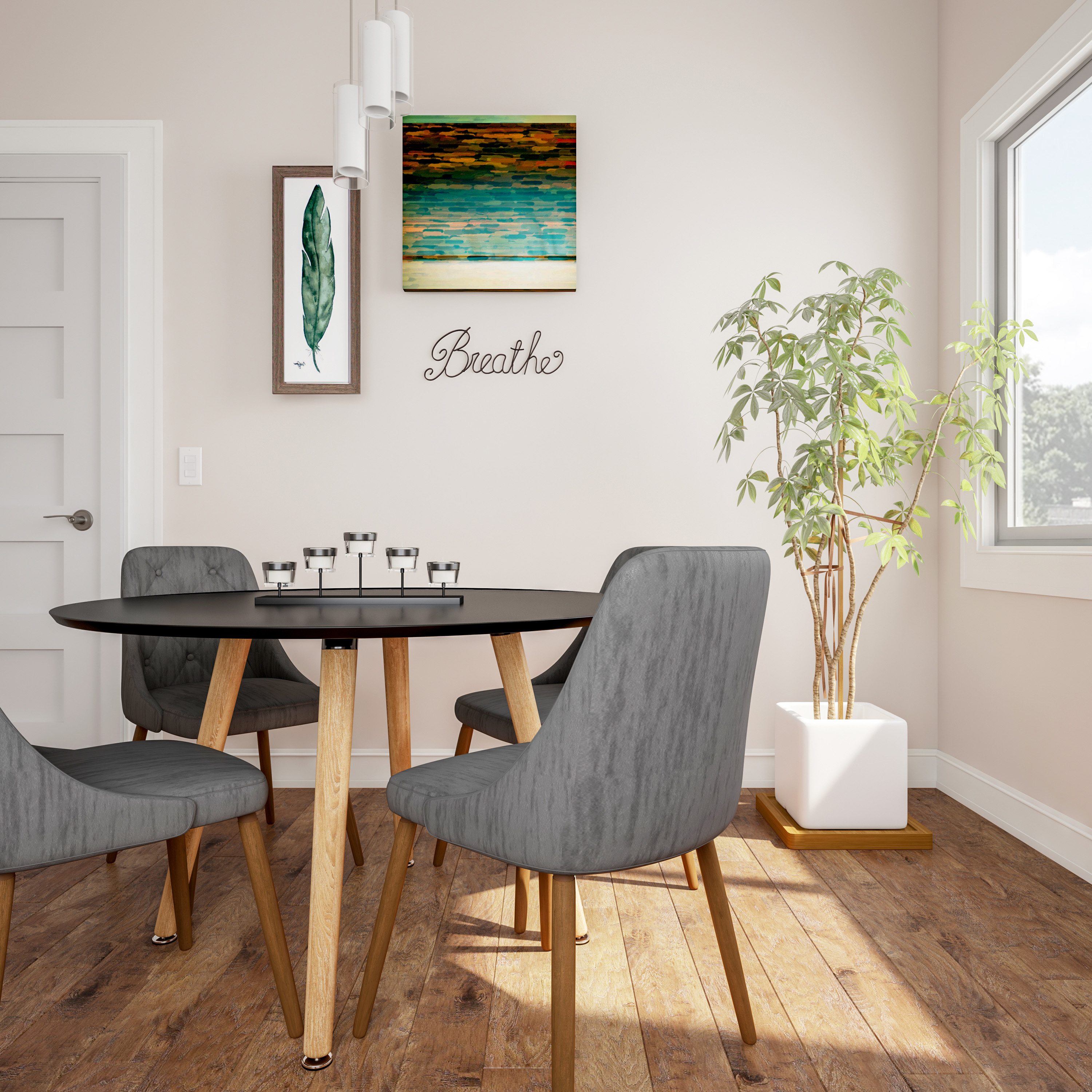 Metal Cutout- Breathe Decorative Wall Sign-3D Word Art Home Accent Decor-Perfect for Modern Rustic or Vintage Farmhouse Style by Lavish Home