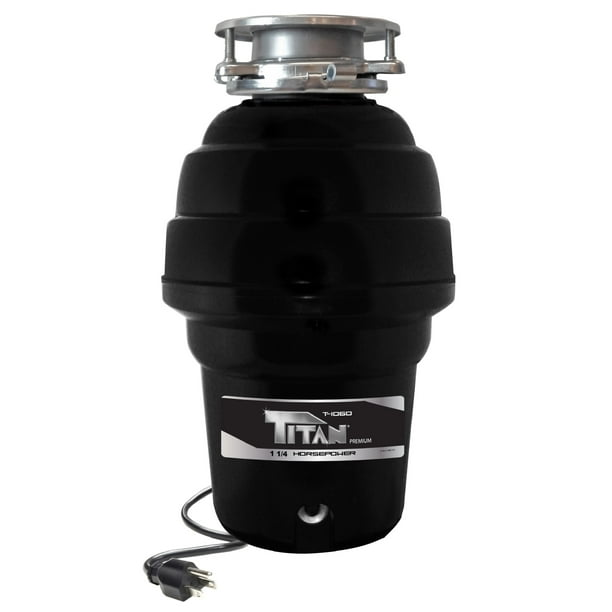Titan 1 1/4 HP Premium Garbage Disposal with Power Cord 10USTN1060