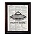 thumbnail image 2 of I Want to Believe - Dictionary Art Print, 2 of 7