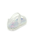 thumbnail image 3 of Wonder Nation Baby Girl Mary Jane Jelly Shoes, 3 of 5