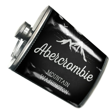 

NEONBLOND Flask Mountains chalkboard Abercrombie Mountain - Washington