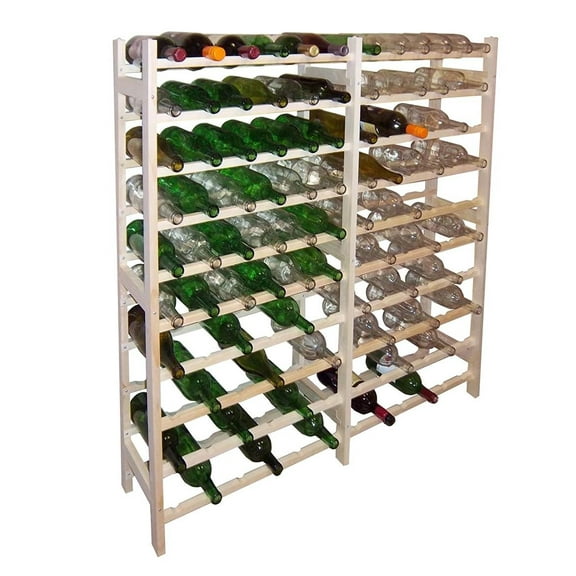 Home-App Vinland 120 Bottle Wine Rack, 12 wide by 10 high Home Supply Mainten...
