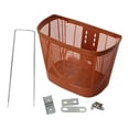 thumbnail image 1 of Almencla Front Bike Basket Carrier,Container Storage Basket for Mountain Road Bike Riding Brown, 1 of 8