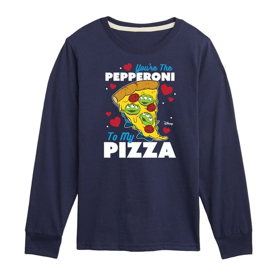 Toy Story - You're The Pepperoni To My Pizza - Toddler And Youth Long Sleeve Graphic T-Shirt