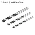 thumbnail image 3 of Uxcell Brad Point Drill Bit Set 6/8/10mm Precise Cutting with Brad Point Tip, 3 of 6