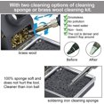 thumbnail image 4 of BUZIFU Soldering Iron Stand, Soldering Iron Bench Top Stand Holder Full Metal Soldering Station Holder Stable Welding Solder Iron Tips Holder with Soldering Tip Iron Cleaner, Insulation Pad, 4 of 7