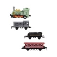 thumbnail image 2 of MasteelfCA 4 Pcs Voitures Jouets en Alliage Rétro Train à Vapeur Modèle à Rétrofriction Ensemble de Jouets pour Enfants Garçons Cadeaux (Vert), 2 of 7