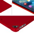 thumbnail image 4 of KIQ TPU Slim Case For iPad 6th Generation Case 2018 / iPad 5th Generation Case 2017 / iPad Air 2 / iPad Air 1 (9.7 Inch) Slim Low-Profile Transparent 9.7 iPad Case Cover - Red, 4 of 9