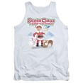 thumbnail image 1 of Santa Claus Is Comin To Town/Animal Friends Adult Tank Top White, 1 of 1