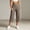 Coffee, variant on Capri Pants for Women Wide Leg Yoga Cropped Pants with Pockets Loose Casual Summer Pant Yoga Work Dressy Casual Business Pants(Black,L)