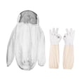 thumbnail image 2 of Chaqueta de apicultor, traje de apicultor, con guantes, bolsillo delantero, de protección transpirable premium, chaqueta de apicultor para, 2 of 8