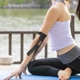 thumbnail image 3 of Ruban de Coude de Forme Spéciale, Soutien Musculaire Résistant à la Transpiration, Soulagement de l'Inconfort, Ruban Athlétique Élastique, Forte Adhérence, Imperméable, 4 Pcs pour Sports, Couleur Peau, Noir, 3 of 7