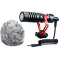 thumbnail image 2 of VidPro XM-cm Video Microphone DSC Accessories, Black & Red, Compact, 2 of 5