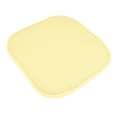 thumbnail image 4 of Sweet Home Collection Memory Foam Honeycomb Non-Slip Back 16" x 16" Chair Pad - Yellow, 2 Pack, 4 of 7