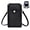 Black, variant on Touchscreen Phone Crossbody Bag, Small Purses for women Leather Bag, Phone Purse Crossbody Bags for Women, Leather Messenger Bag with RFID Blocking Card Slots, Adjustable Shoulder Strap (Black)