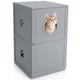 thumbnail image 4 of Caja de Arena para Gatos Costway 2 Niveles 60 x 53 x 90 cm, 4 of 4