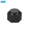 thumbnail image 3 of Uxcell Plastic Flare Cap Female Thread 5Pcs 45 Degree SAE Flare Tube Fitting Valve Cap 5/8" 5, 3 of 6
