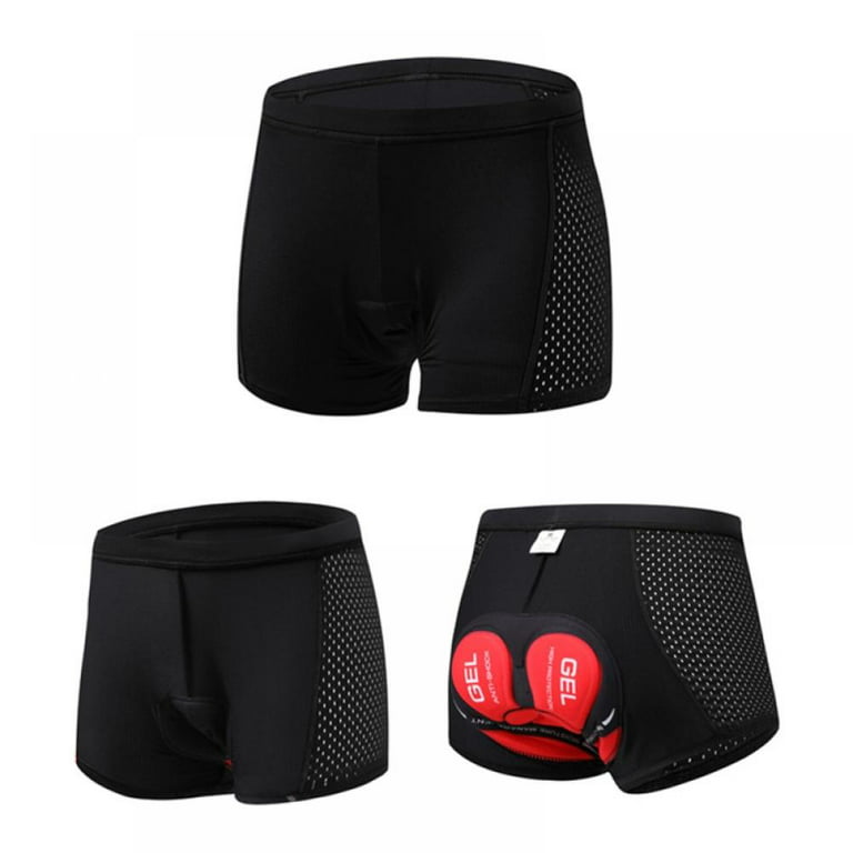 Men's Cycling Underwear, 3D Padded Bike Shorts, Quick Dry Breathable  Mountain Bicycle Tights Leggings