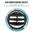 thumbnail image 5 of SASABAXI Round Air Vent Black ABS 2Pcs 3.4X3.4X2.2in, 5 of 8
