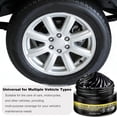 thumbnail image 6 of Powerful Wheel Cleaning Refurbish Wax, Tyre Nourish Cream, High Gloss Wheel Guard and Rim Wax, Restores Black Gloss, Long-Lasting Tire Shine Gel for Car Tires, Leather (2Pcs), 6 of 8
