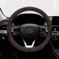thumbnail image 3 of Customized Large size Car Steering Wheel Cover Leather For Toyota 4RUNNER TACOMA TUNDRA - Anti-Slip, Safety, Soft, Breathable, Heavy Duty, Thick, Full Surround, Sports Style, 3 of 9