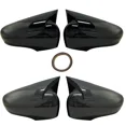 thumbnail image 4 of Carbon fiber pattern-Bat Side Mirror Cover for Clio 4 IV 2012-2020 Renault Car Accessories RS GT Shiny Piano Black Tuning Auto Sport Bat Design, 4 of 7
