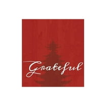 Grateful: A Red Hardcover Decorative Book for Decoration with Spine Text to Stack on Bookshelves, Decorate Coffee Tables, (Hardcover)