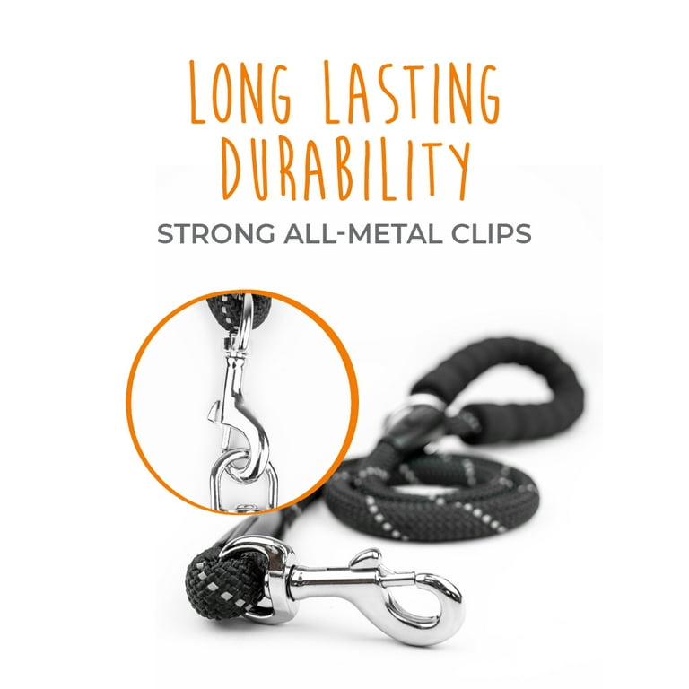 Mighty paw top double dog leash