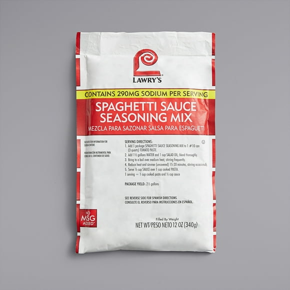 Lawry's Mélange d'Assaisonnement pour Sauce Spaghetti 12 oz - 6/caisse