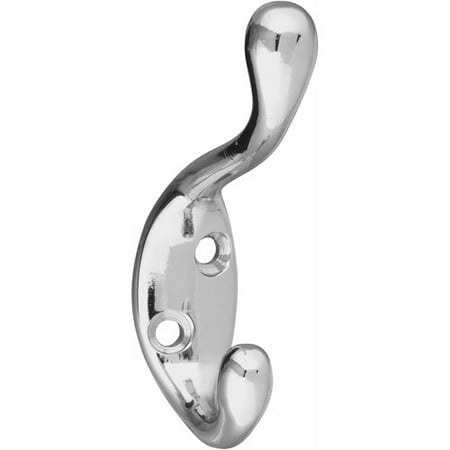 Stanley Hardware 750085 Bright Nickel Interior Decor Coat and Hat Hook