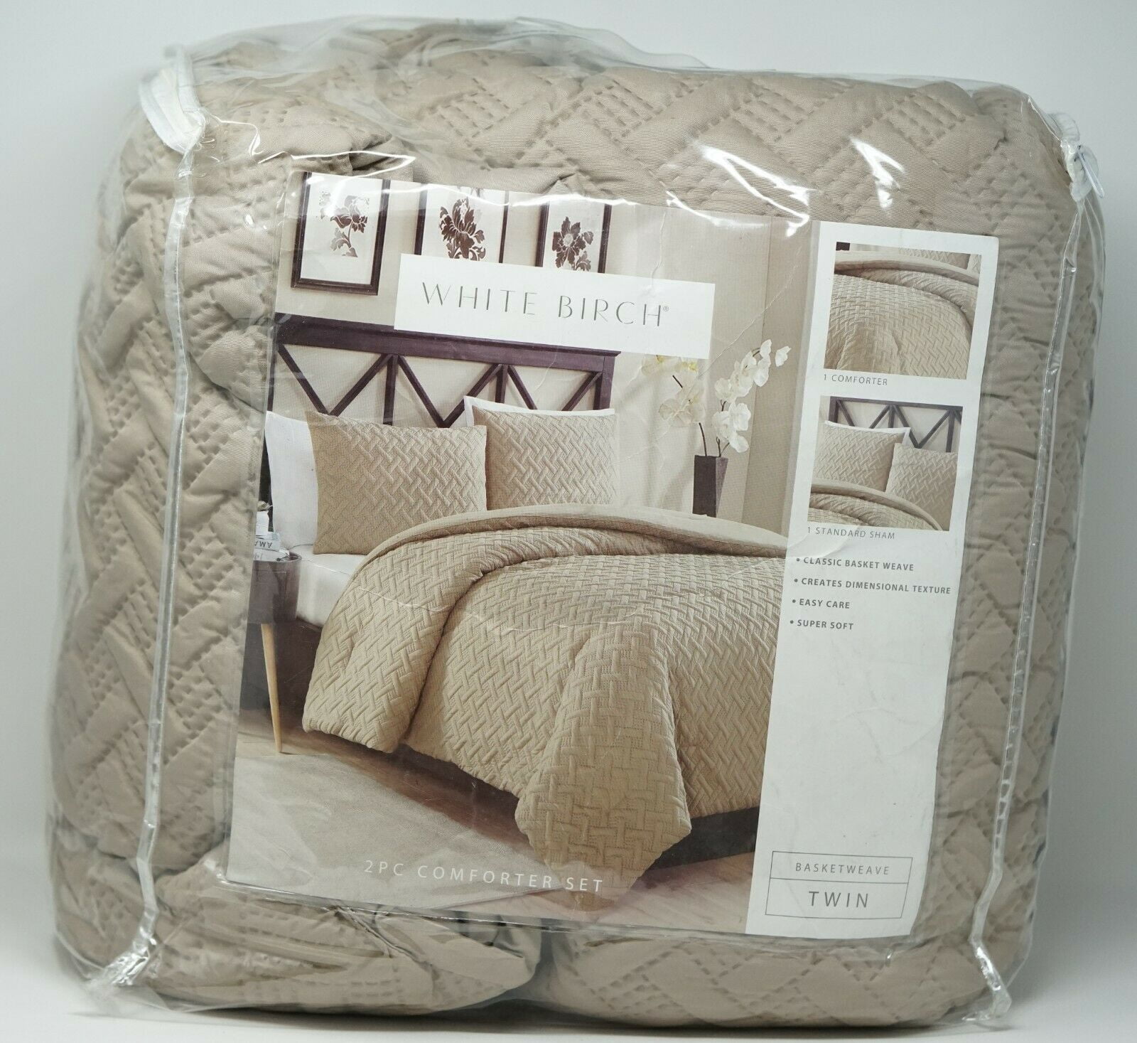 Pc. Basketweave Mini Comforter Set 