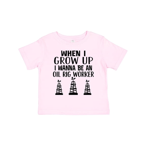 Inktastic Future Oil Rig Worker Boys or Girls Toddler T-Shirt