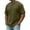 Army Green, variant on Men's Casual T-Shirts Classic Short Sleeve Waffle Knit Tees Crewneck Solid Tee Shirts Black 2XL