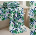thumbnail image 6 of Soimoi Cotton Cambric Fabric Flower & Leaves Watercolor Printed Fabric 1 Yard 42 Inch Wide, 6 of 7