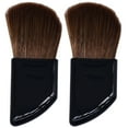 thumbnail image 4 of BRIGHTFUFU 2 brochas de maquillaje portátiles para base, mini brochas para mejillas, brochas de maquillaje de viaje, 4 of 8