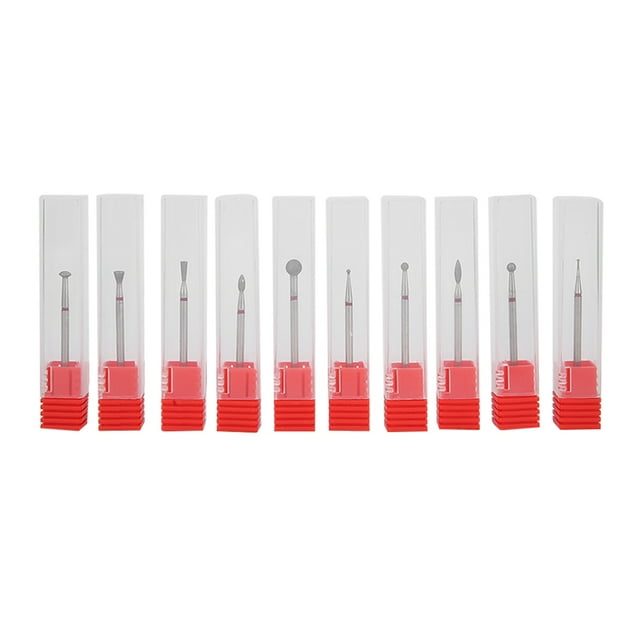 Accesorio para máquina de pedicura, 10 brocas para uñas, broca para pedicura, herramienta para pulir uñas, diseño de última generación