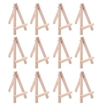 New Arrivals 12 Pack 5 Inch Mini Wood Display Easel for Small Canvases and Photos
