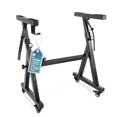 thumbnail image 2 of ThePromaster Z-Design Keyboard Stand - 20-34 Inches Adjustable, Portable, Universal, Foam-Padded Arms, Designed Z Style, Digital Music Piano Keyboard Stand - Black, 2 of 4
