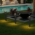thumbnail image 6 of C Cattleya 6-Pack 6W Low Voltage Matte Black Aluminum LED Outdoor Landscape Path Lights, 6 of 8