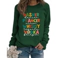 thumbnail image 1 of Huaizzzy Chandail en Molleton d'Hiver pour Femmes Mode Festive Imprimé de Noël Col Rond Haut Chandail en Molleton Confortable pour Femmes Chandail en Molleton Floral Chandail Décontracté Chandails en Molleton Tricotés Ensemble de Survêtements pour Femmes Confortable, 1 of 3