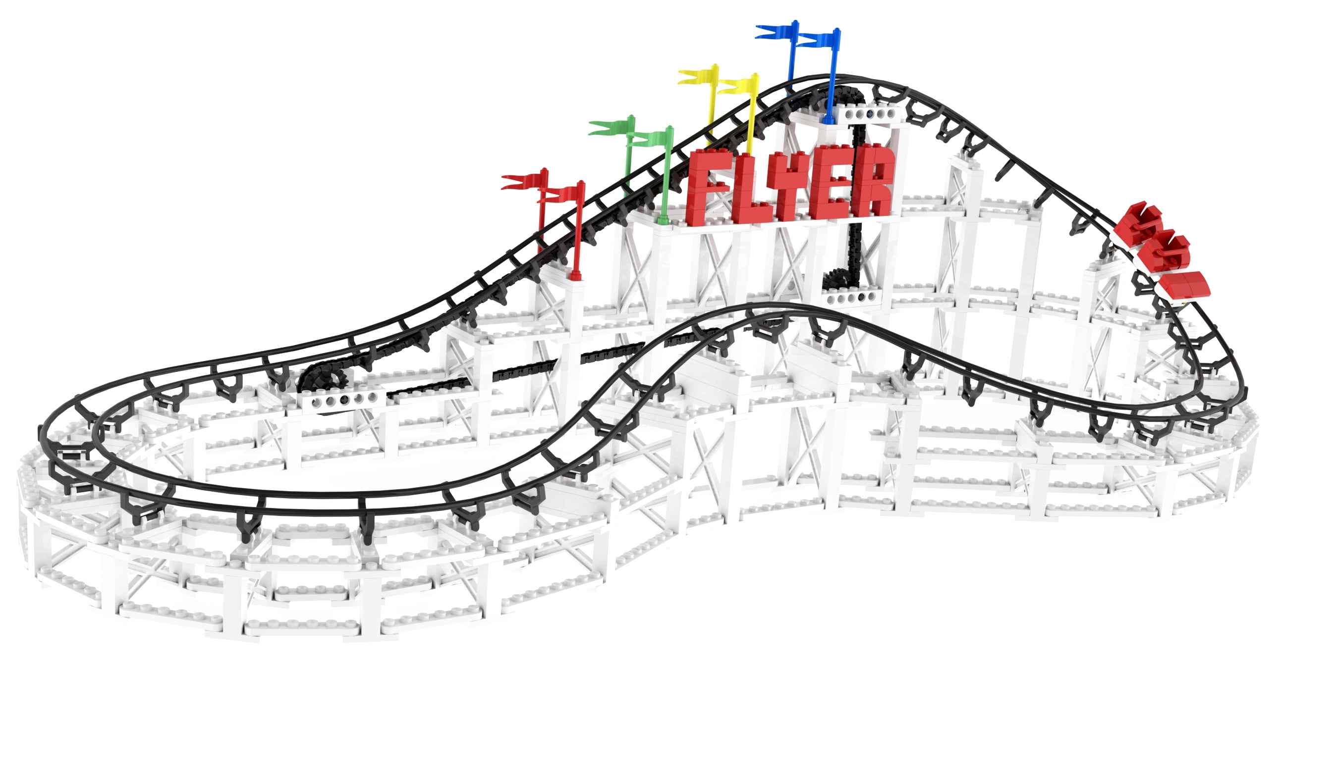 roller coaster building sets
