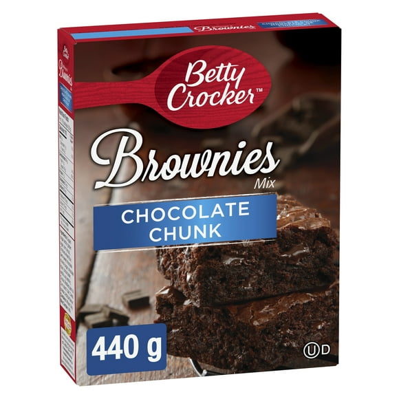 Betty Crocker Brownies Mix, Chocolate Chunk, 440 g, 16 Servings, 440 g