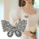 thumbnail image 3 of Nuevo broche vintage de plata con cristal grande, broches de joyería fina para mujer, 3 of 8