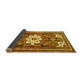 thumbnail image 2 of Ahgly Company Indoor Round Persian Yellow Traditional Area Rugs, 5' Round, 2 of 4