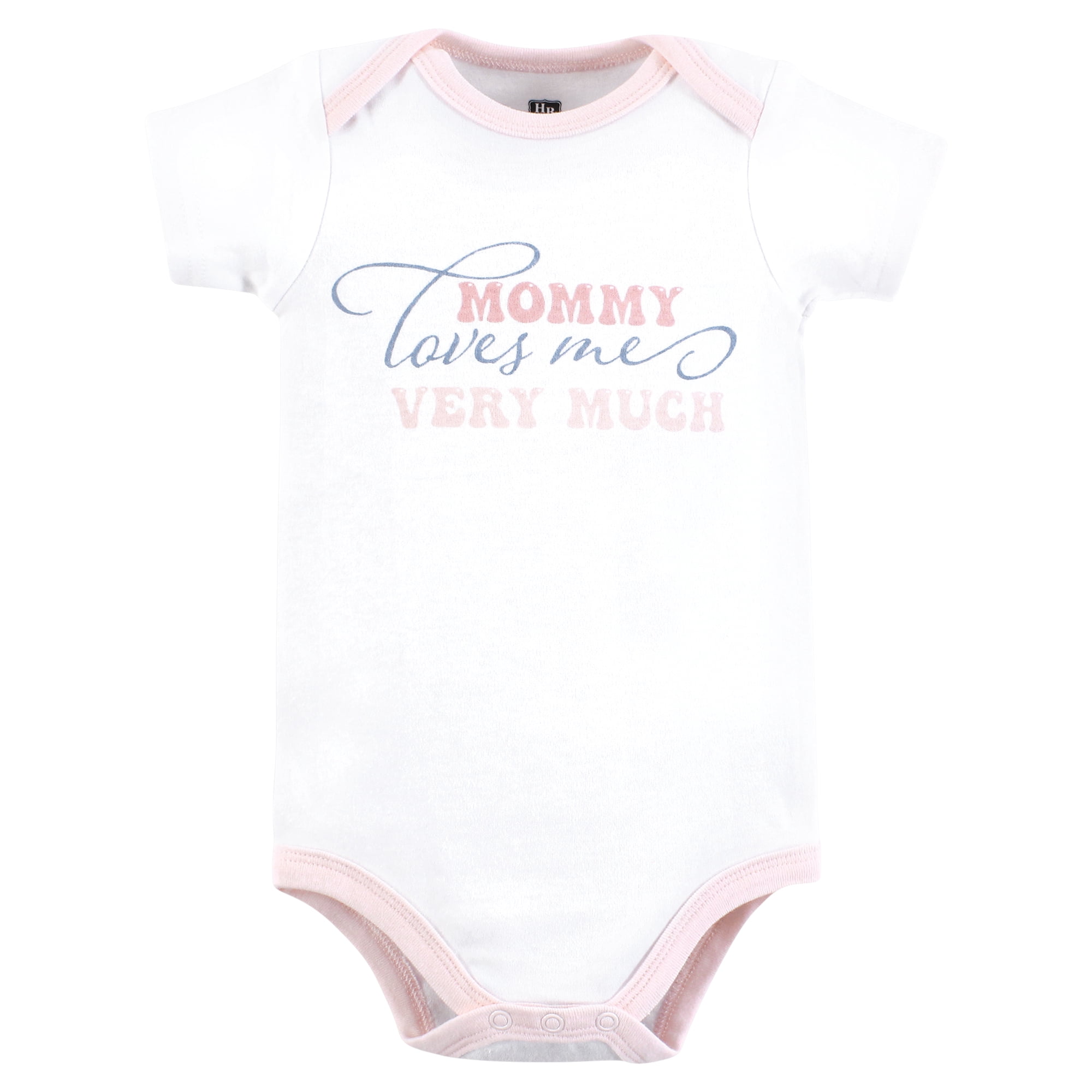 Hudson Baby Infant Girl Cotton Bodysuits, Toile Floral, 12-18 Months