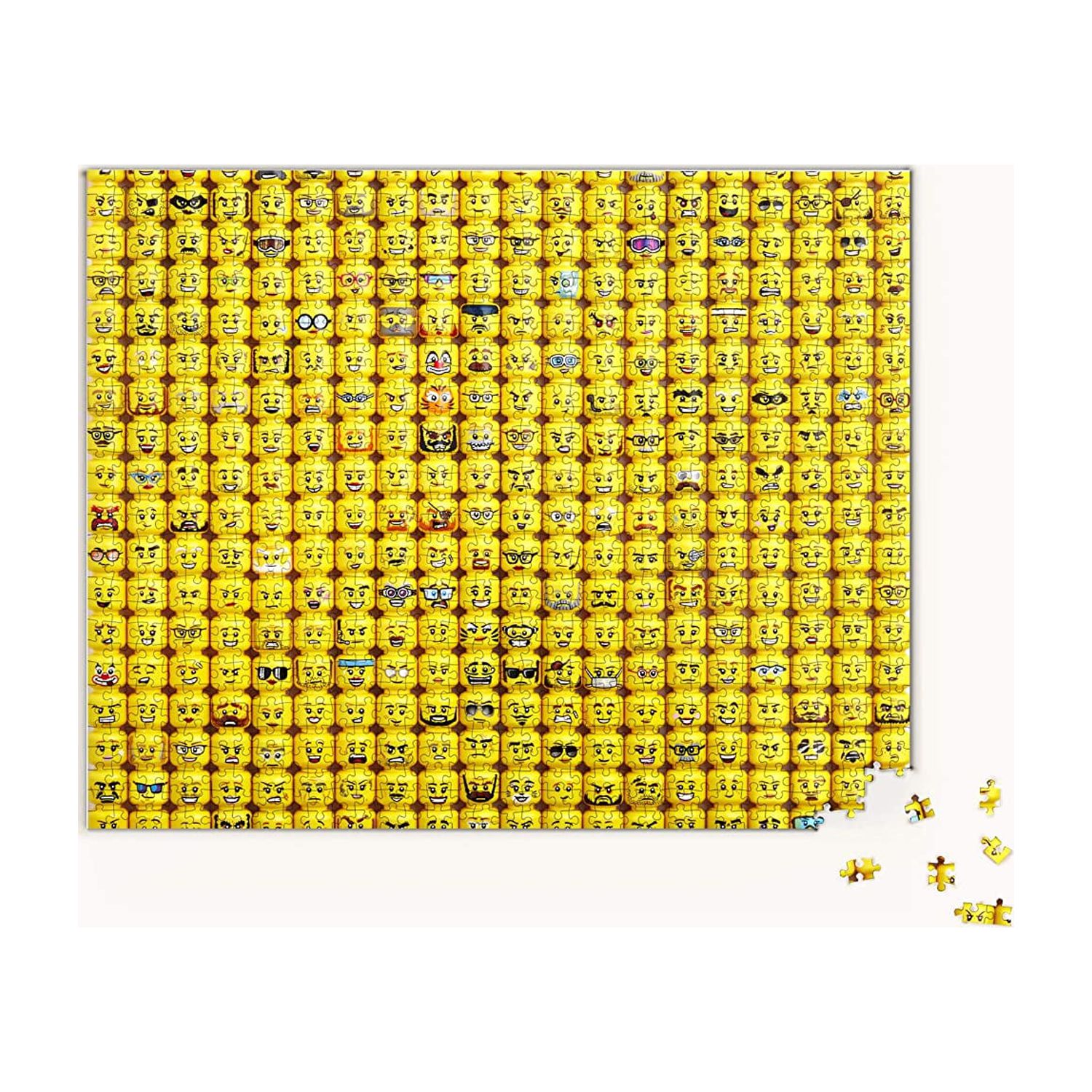 Lego: LEGO Minifigure Faces 1000-Piece Puzzle (Jigsaw) - image 2 of 3