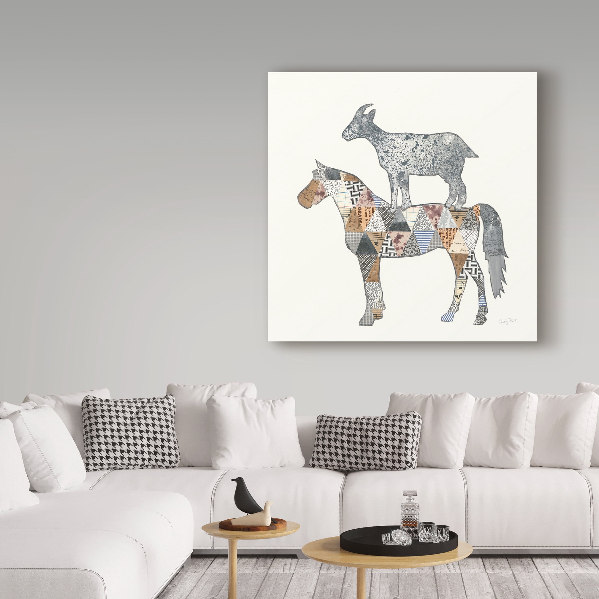 Trademark Fine Art 'Farm Sweet Farm Element IV' Canvas Art by Courtney Prahl