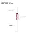 thumbnail image 2 of Uxcell 5Pcs Fusible Térmico de Metal SF184 10A 250V con Conector de Terminal, 2 of 6